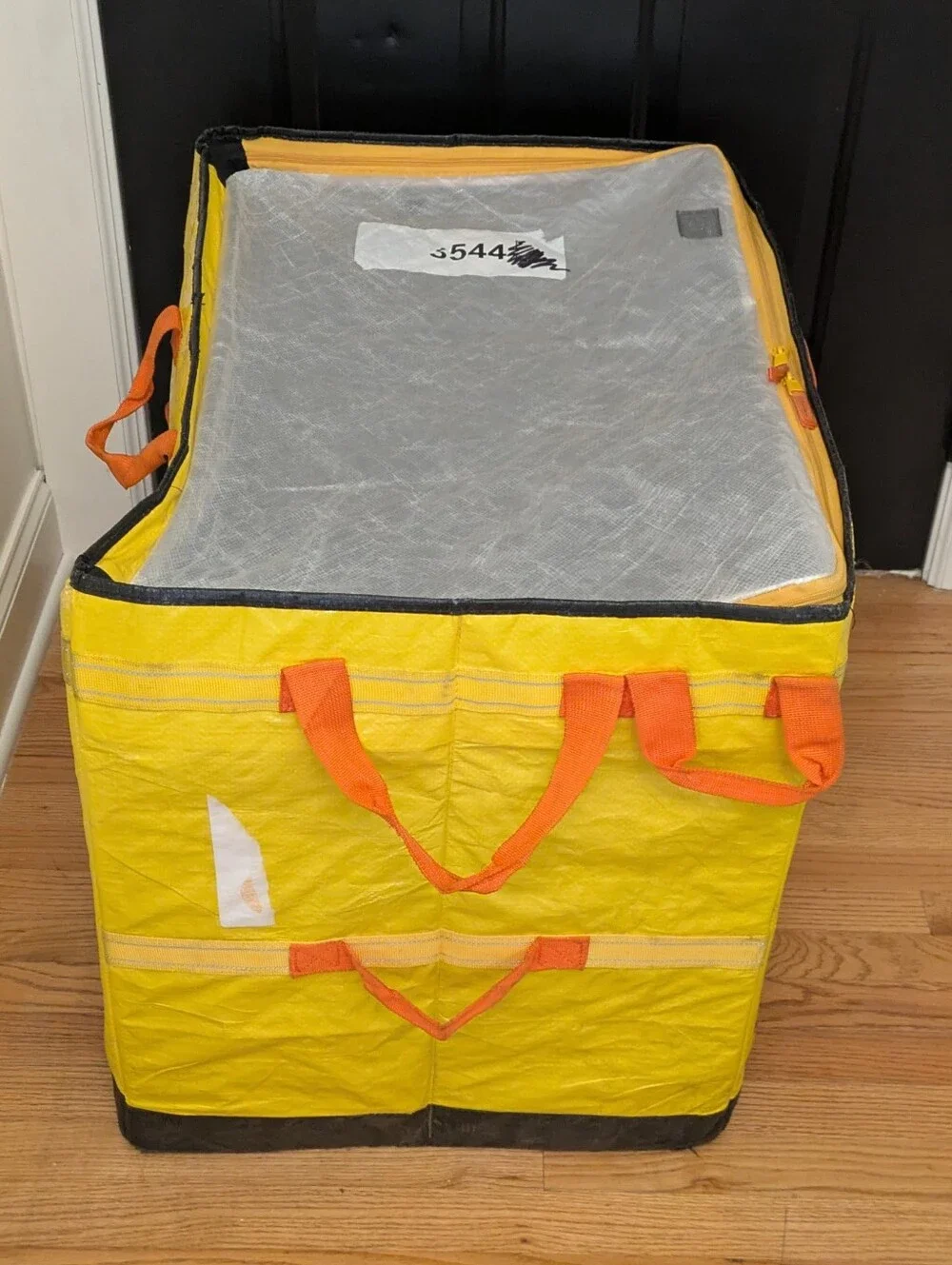 Giant zippered tote bag, xl storage bag